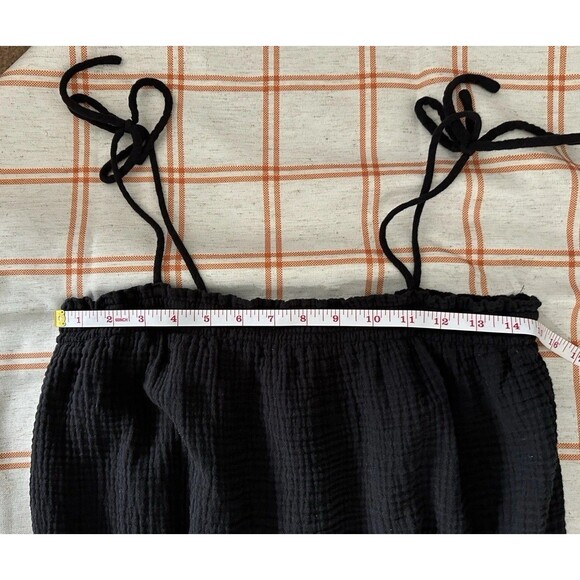 Z supply Mystic Kiara Guaze Jumpsuit Black Large - Picture 5 of 13